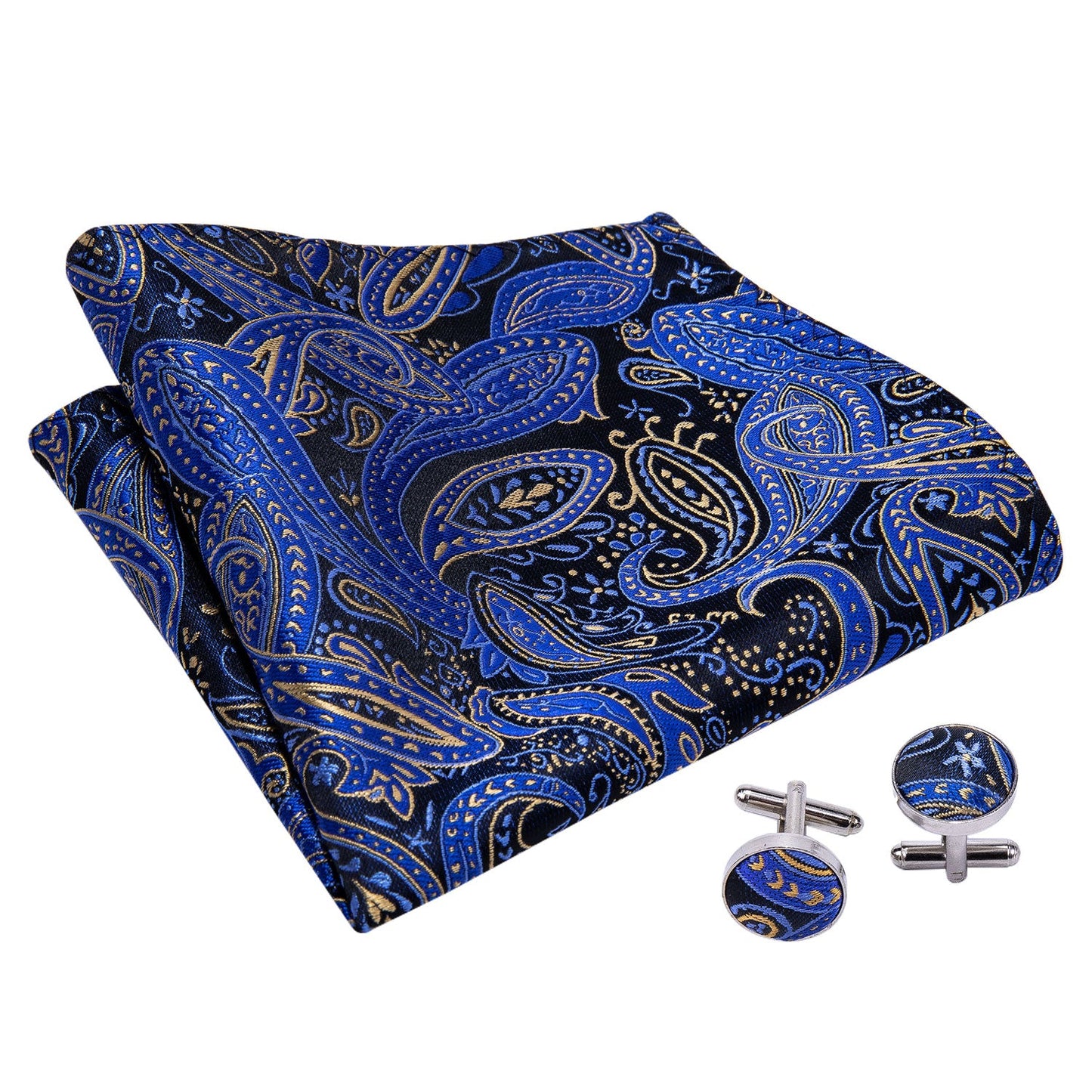 The Deep Sea Ascot, Pocket Square and Cufflinks ascot - Sophisticated Gentlemen