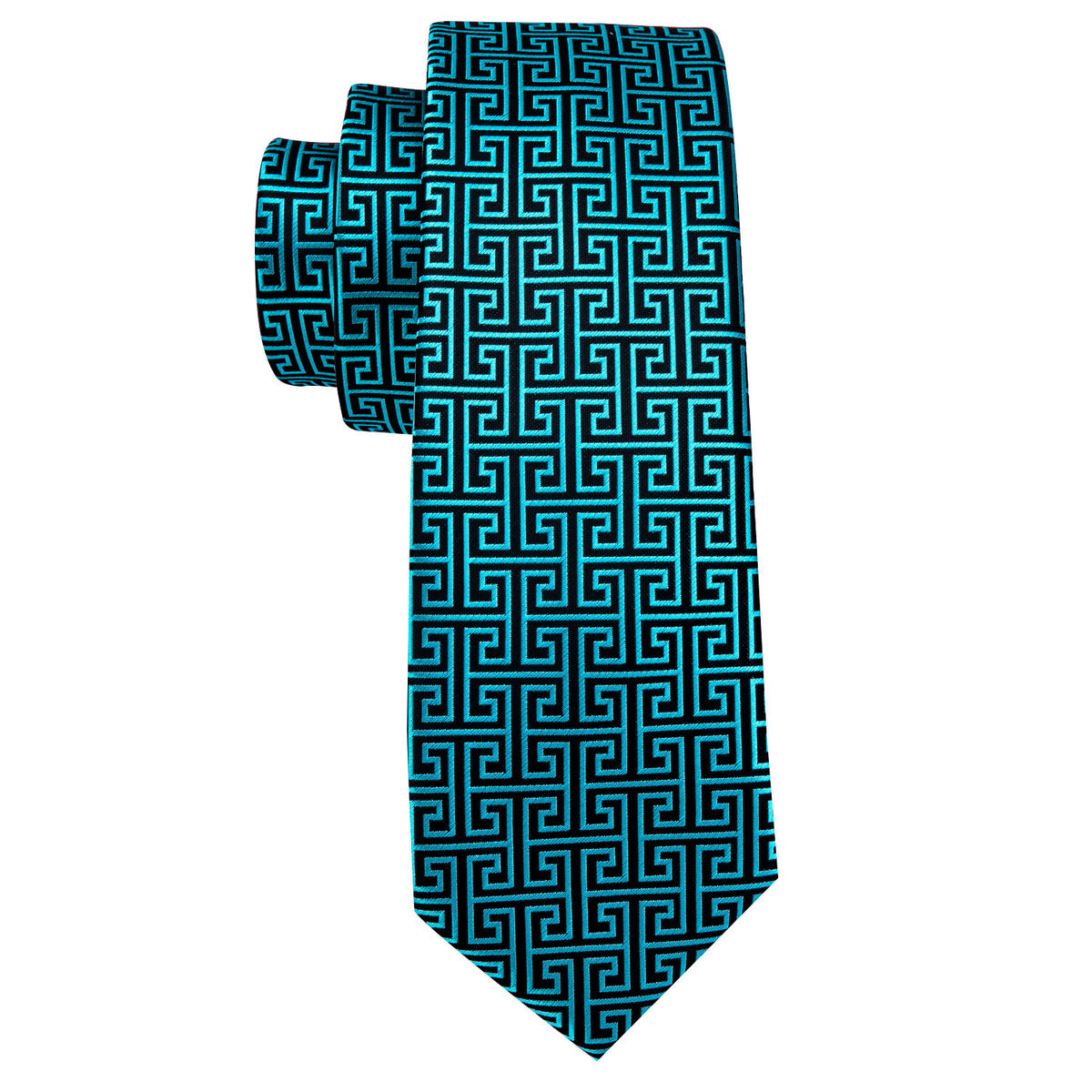 Green Novelty Silk Tie, Pocket Square and Cufflinks Set tie sets - Sophisticated Gentlemen