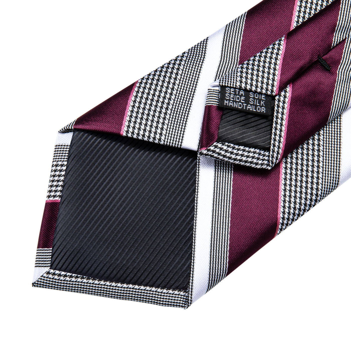 Red Stripes Silk Tie Set tie set - Sophisticated Gentlemen