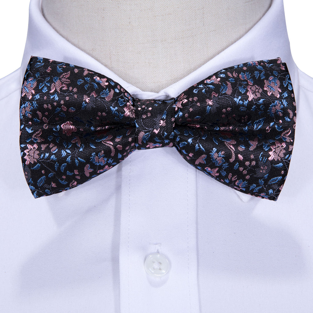 Luxury Floral Paisley Bow Tie Set bow ties - Sophisticated Gentlemen