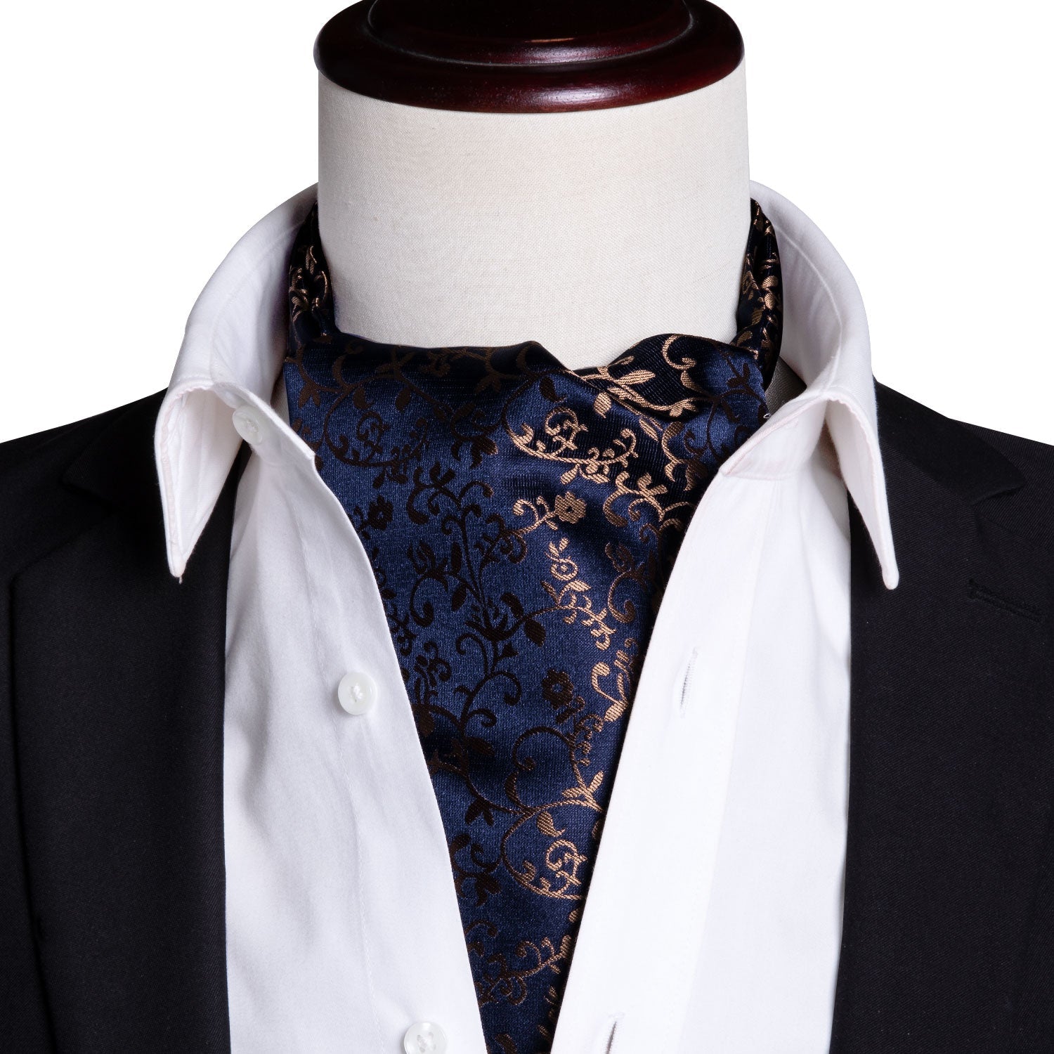 The Stallion Floral Ascot and Pocket Square Ascot    - Sophisticated Gentlemen