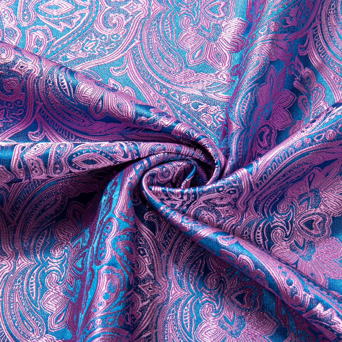 Pink and Blue Paisley Dress Shirt shirt - Sophisticated Gentlemen