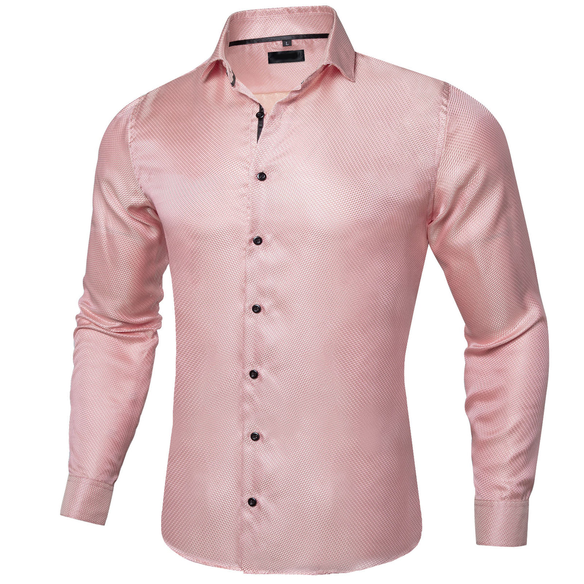 mens pink checkered dress shirt Non Iron Pink Gingham English Spread Collar Men's Sport Shirt Wilkes & Riley, LLC