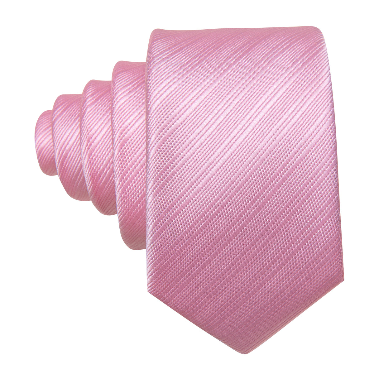Pink Striped Children Tie, Pocket Square and Cufflinks Set tie sets - Sophisticated Gentlemen