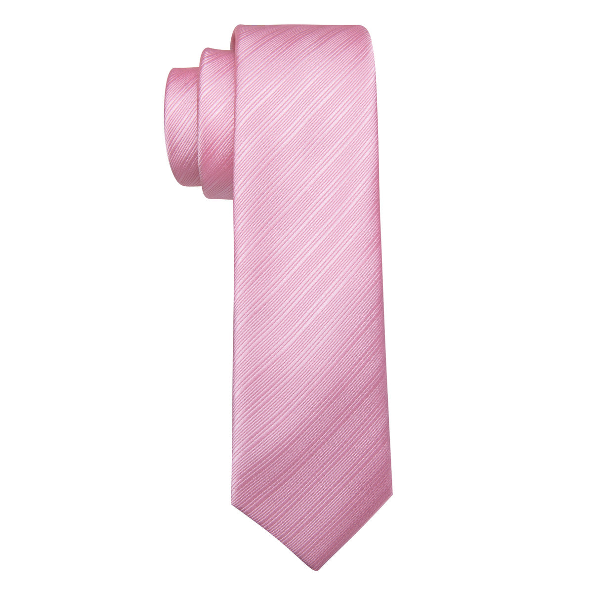 Pink Striped Children Tie, Pocket Square and Cufflinks Set tie sets - Sophisticated Gentlemen