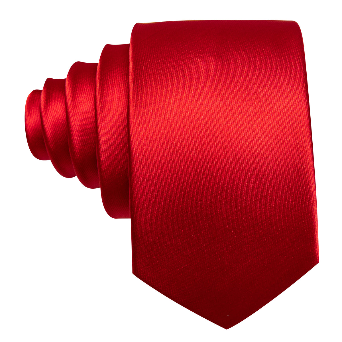 Red Solid Silk Children Tie, Pocket Square and Cufflinks Set tie sets - Sophisticated Gentlemen