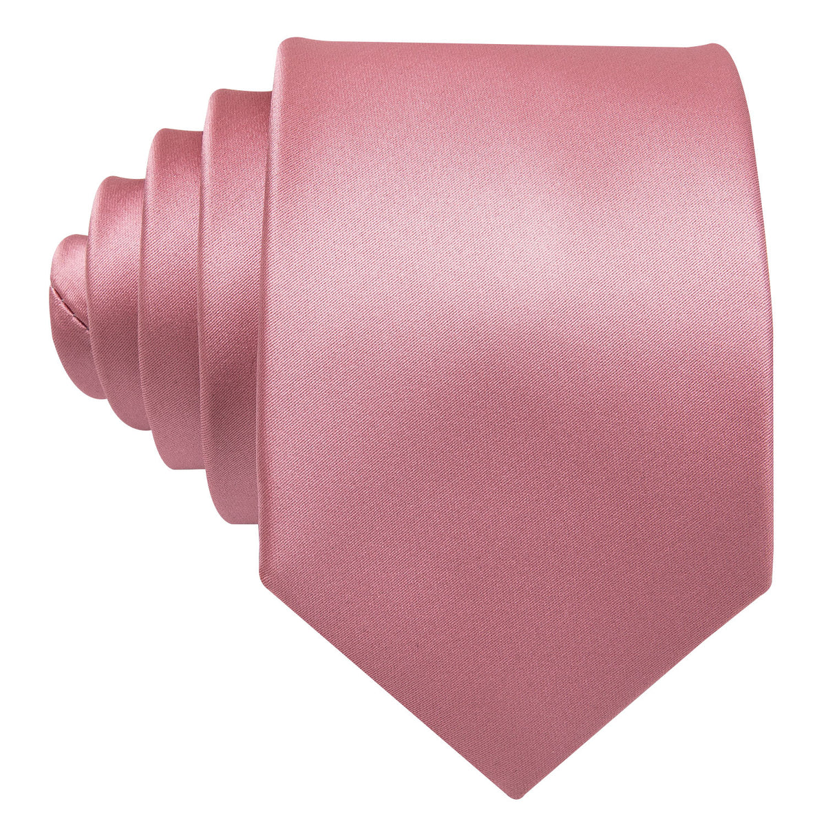 Pale Violet Red Solid Tie, Pocket Square and Cufflinks Set tie sets - Sophisticated Gentlemen