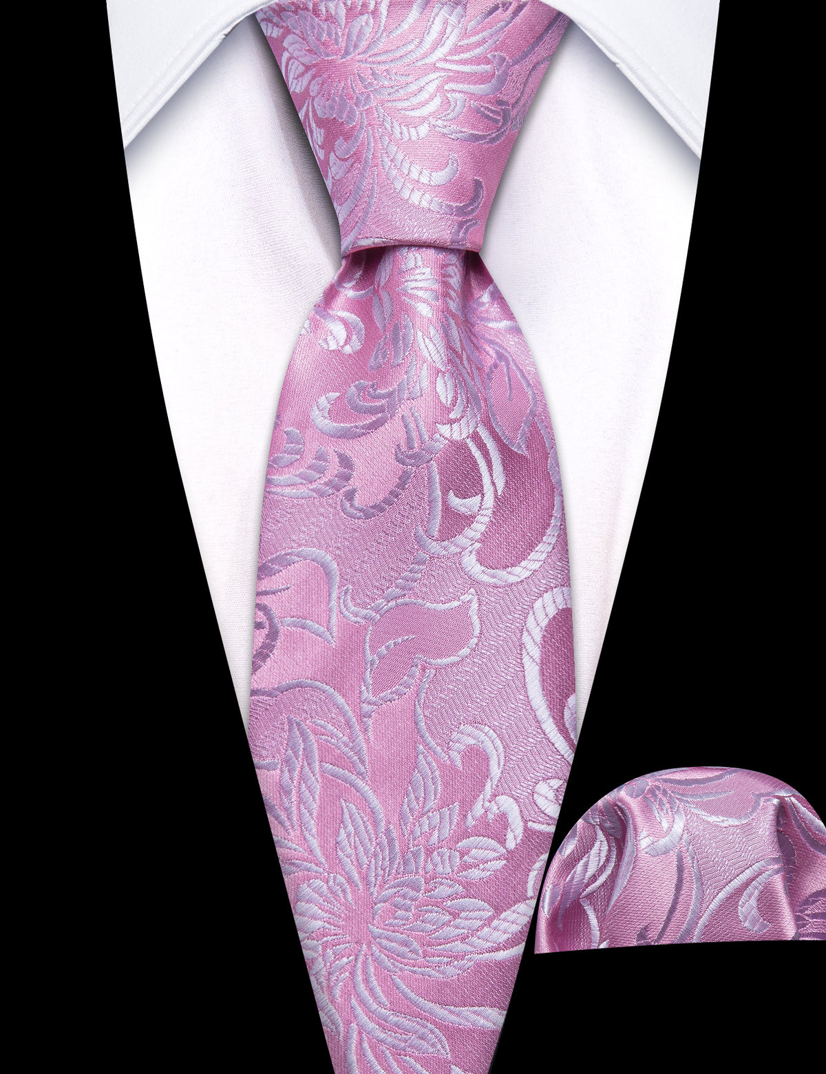 Pink Paisley Children's Silk Tie, Pocket Square and Cufflinks Set tie sets - Sophisticated Gentlemen