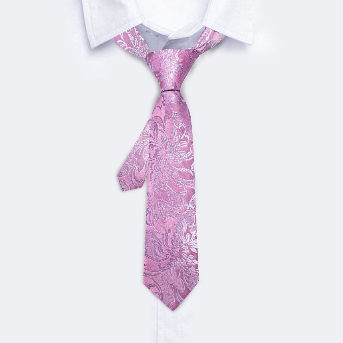 Pink Paisley Children's Silk Tie, Pocket Square and Cufflinks Set tie sets - Sophisticated Gentlemen