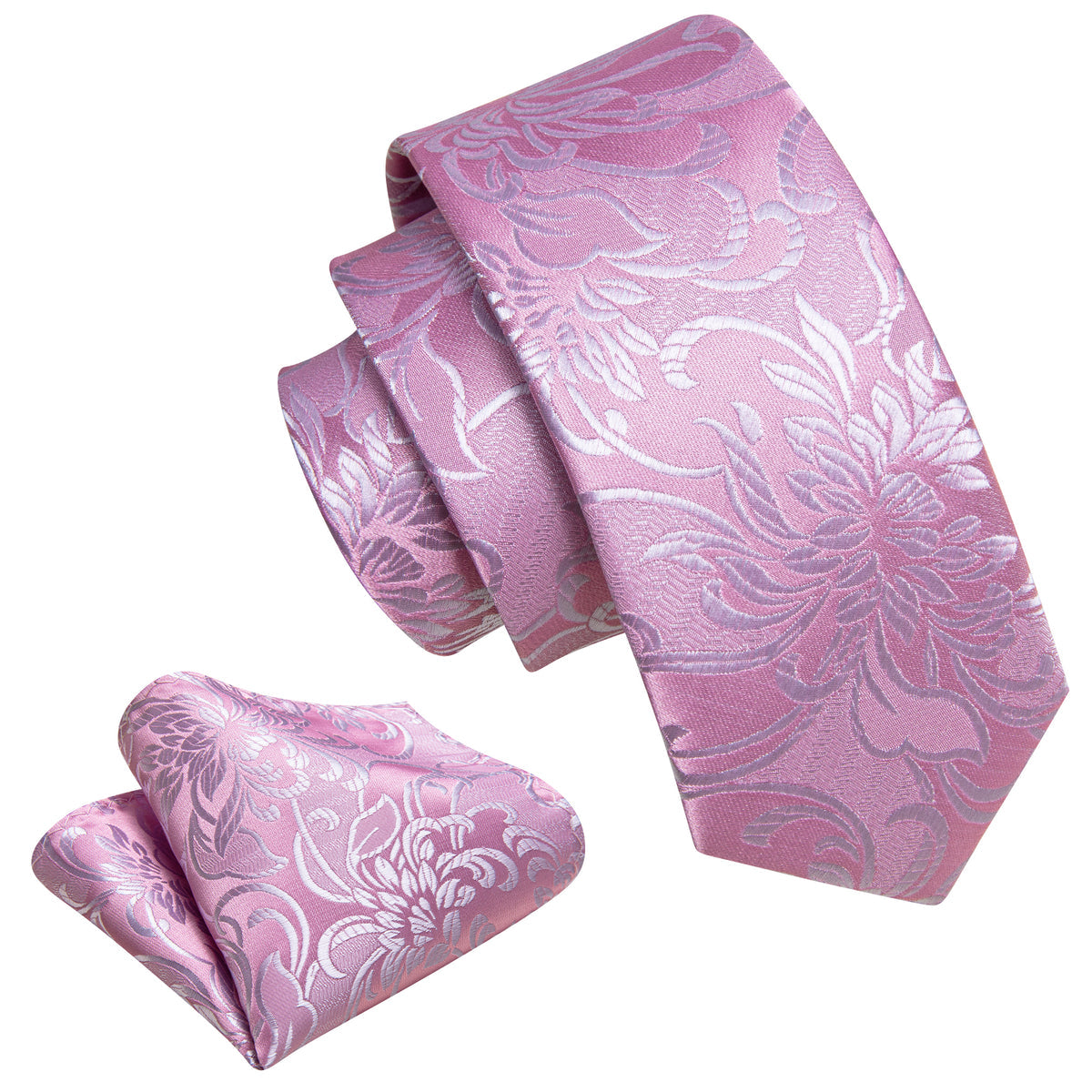 Pink Paisley Children's Silk Tie, Pocket Square and Cufflinks Set tie sets - Sophisticated Gentlemen