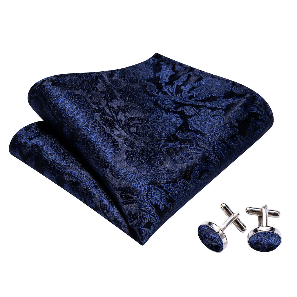 Blue Paisley Bow Tie Set bow ties - Sophisticated Gentlemen