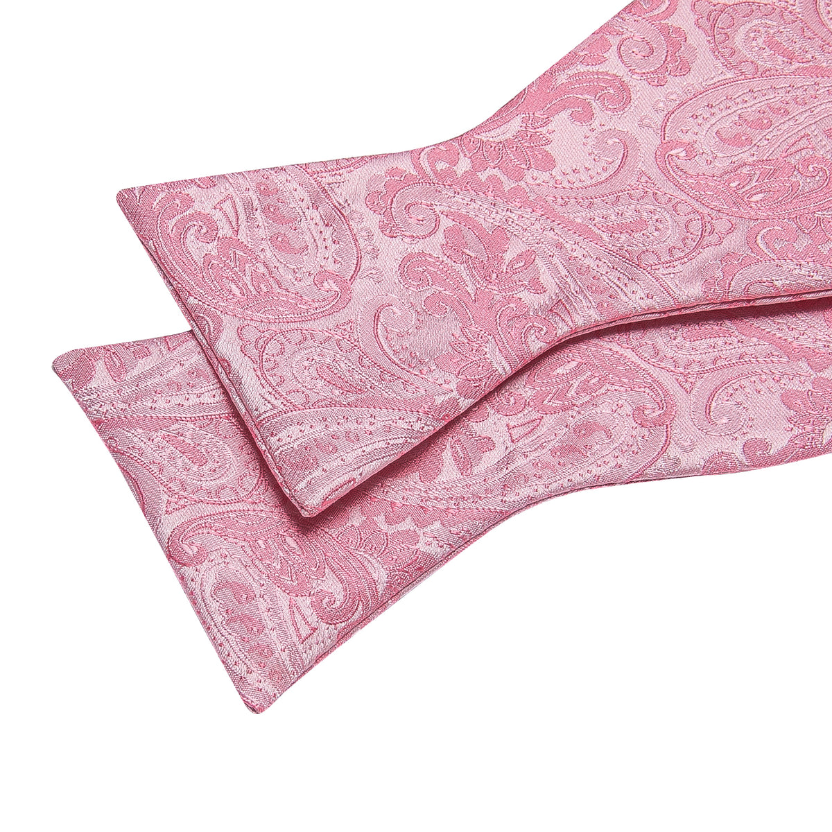 Pink Paisley Bow Tie Set bow ties - Sophisticated Gentlemen