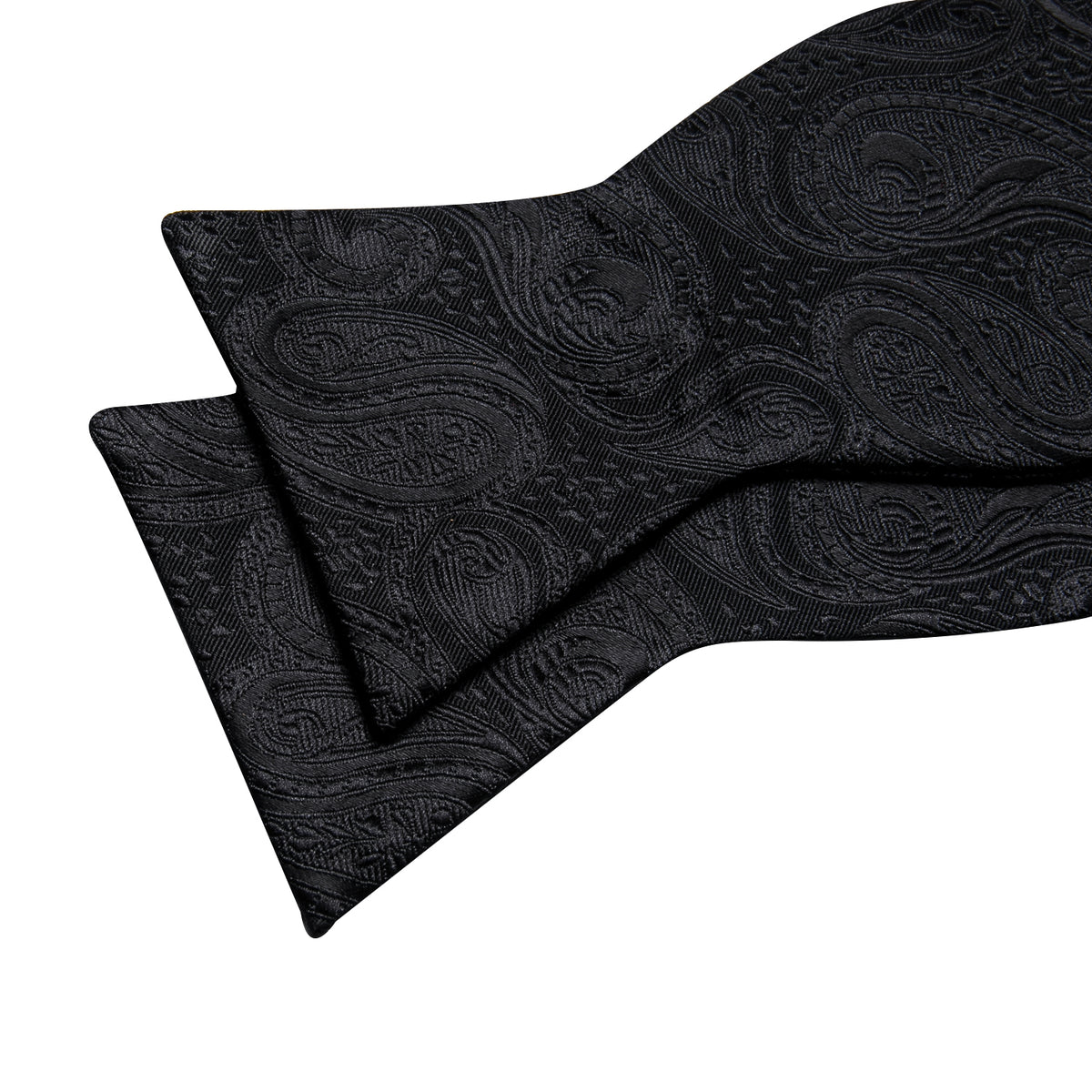 Black Floral Classy Bow Tie Set bow ties - Sophisticated Gentlemen
