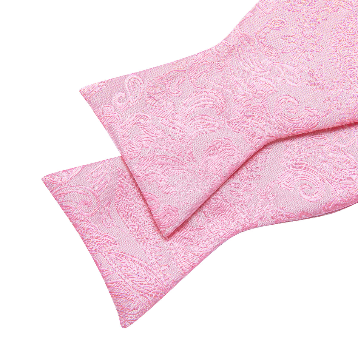 Pink Paisley Bow Tie Set bow ties - Sophisticated Gentlemen