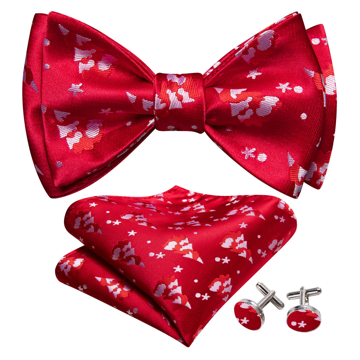 Christmas Tree Bow Tie Set bow ties - Sophisticated Gentlemen