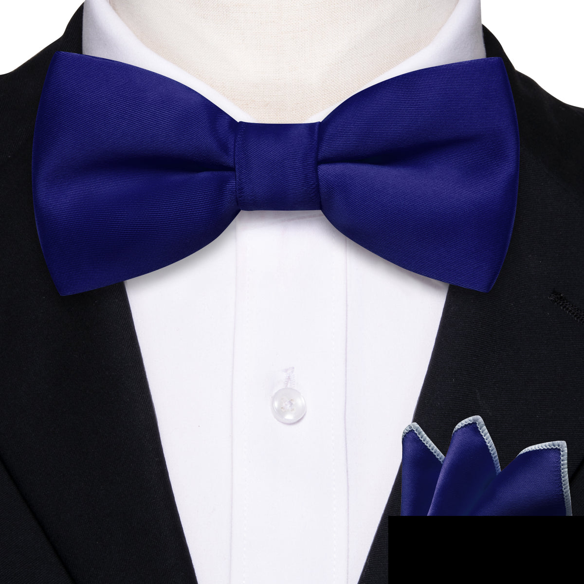 Ultra Marine Solid Kid's Bow Tie Set bow ties - Sophisticated Gentlemen