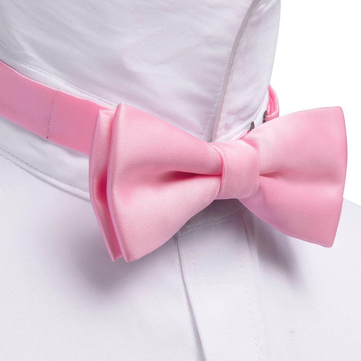 Pink Solid Children Bow Tie Set bow ties - Sophisticated Gentlemen