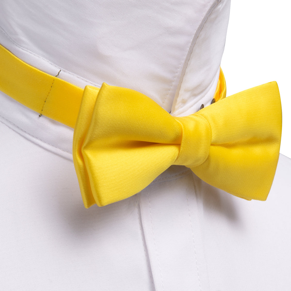 Canary Solid Bow Tie Set bow ties - Sophisticated Gentlemen