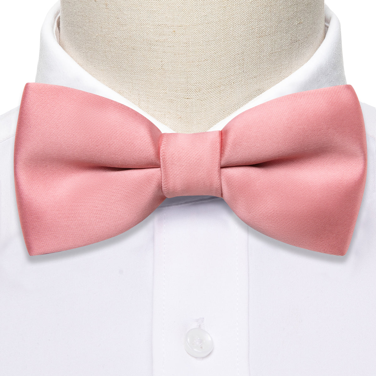Light Coral Solid Kids Bow Tie Set bow ties - Sophisticated Gentlemen
