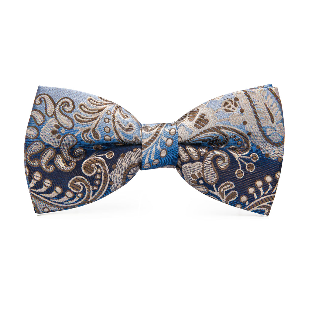 Luxury Paisley Bow Tie Set bow ties - Sophisticated Gentlemen