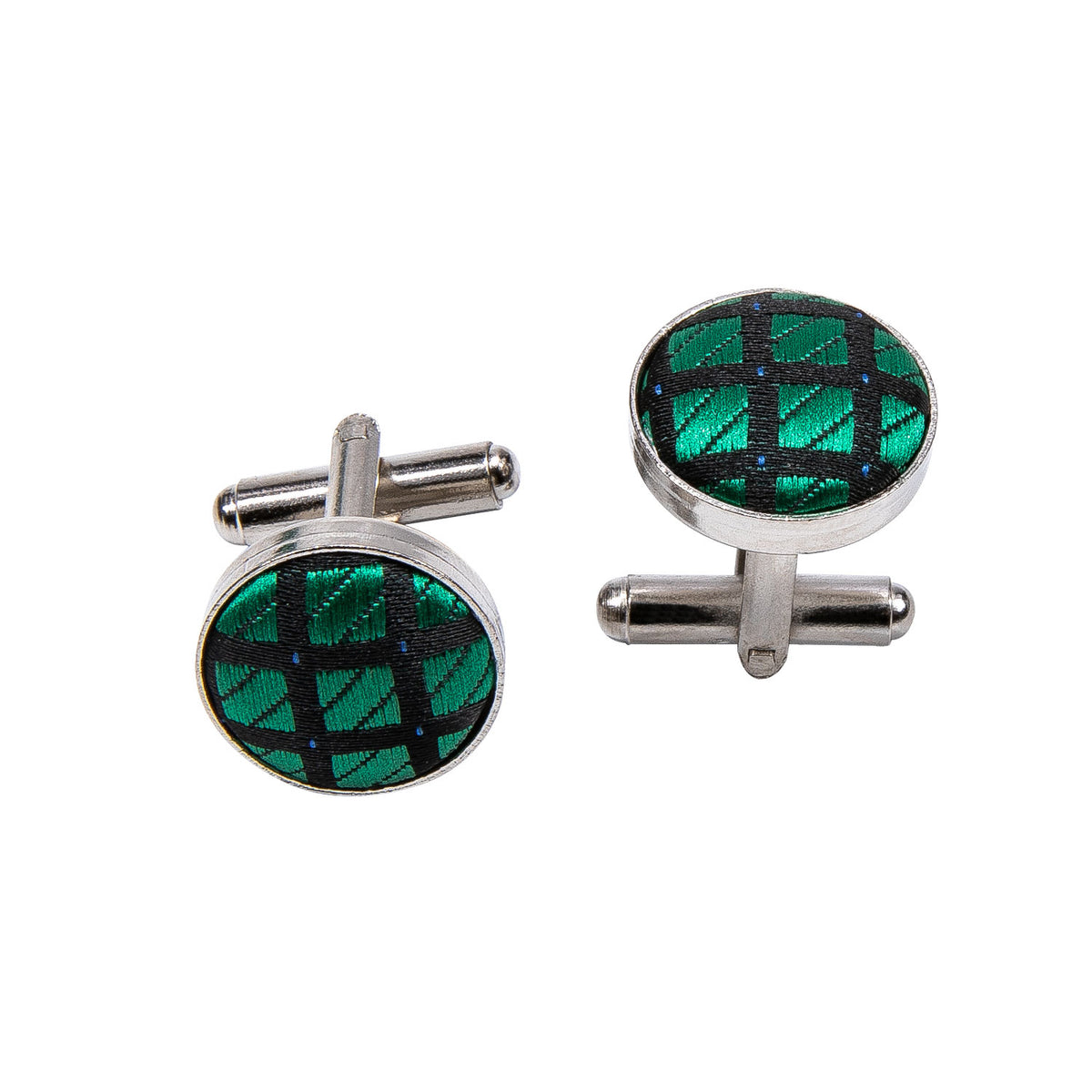 Green Plaid Bow Tie Set bow ties - Sophisticated Gentlemen