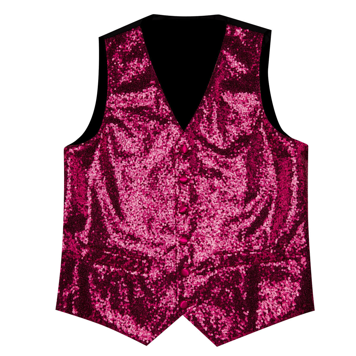 Purple Sequins Silk Vest Set vest set - Sophisticated Gentlemen