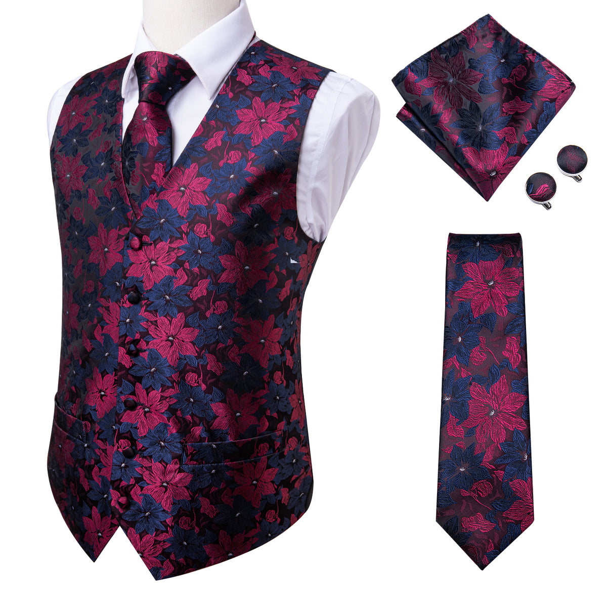 Herbarium Vest Set vest set - Sophisticated Gentlemen