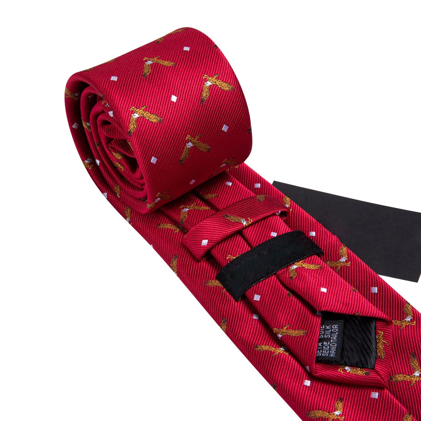 Eagle Crest Silk Tie, Pocket Square and Cufflinks tie sets - Sophisticated Gentlemen