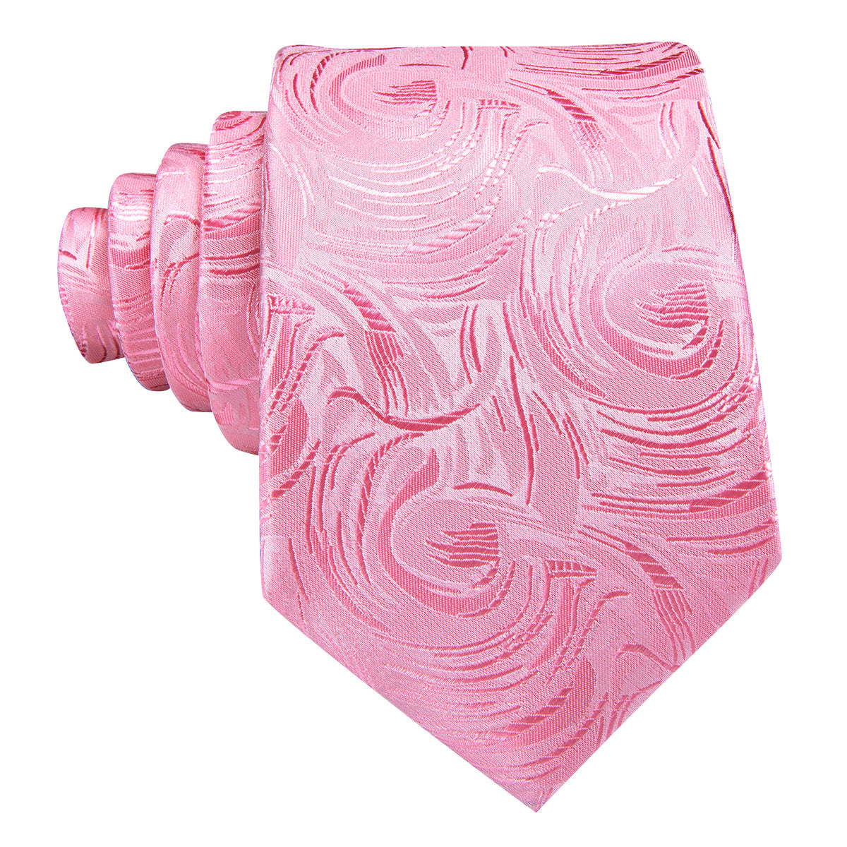 Pink Paisley Silk Tie, Pocket Square and Cufflinks Set tie sets - Sophisticated Gentlemen