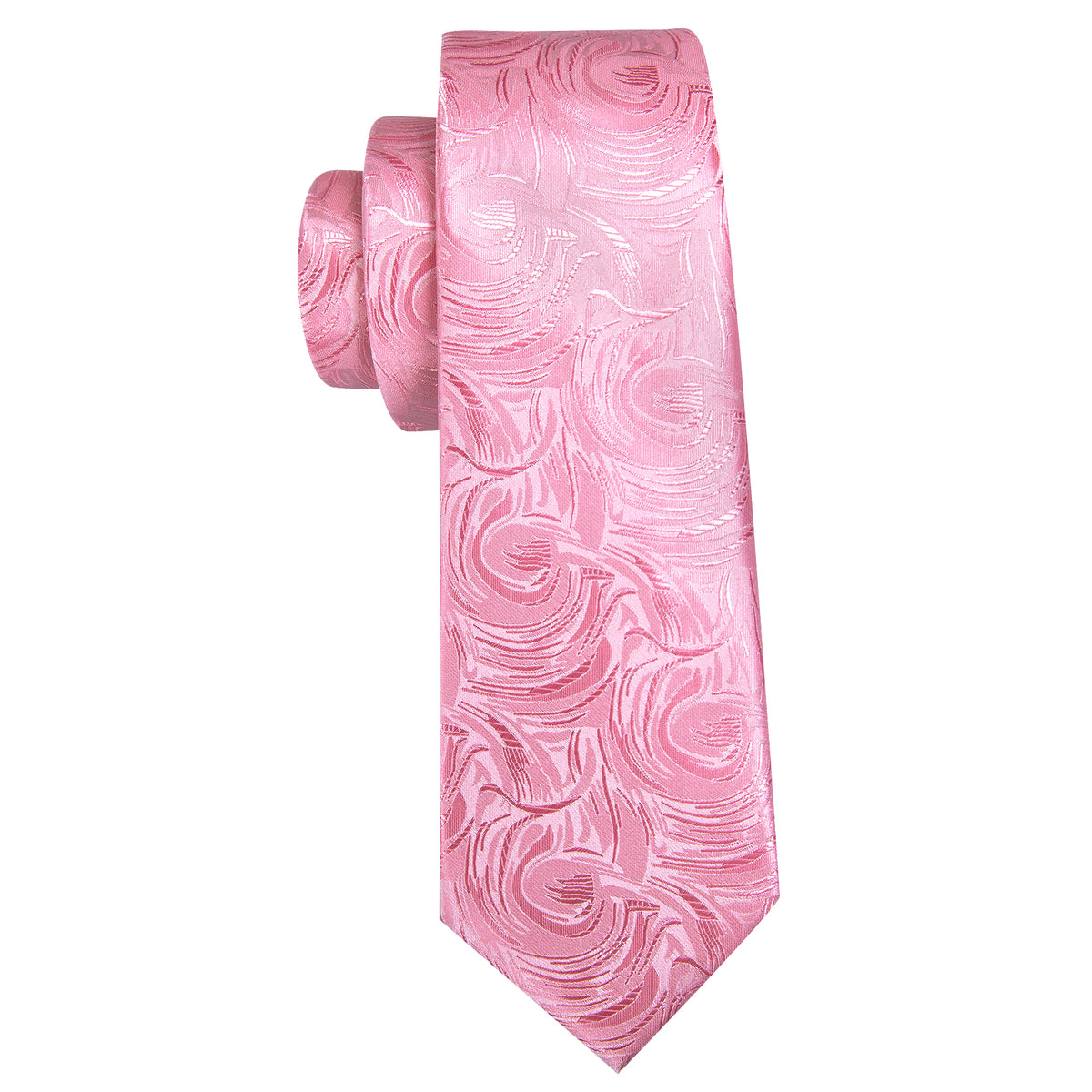 Pink Paisley Silk Tie, Pocket Square and Cufflinks Set tie sets - Sophisticated Gentlemen