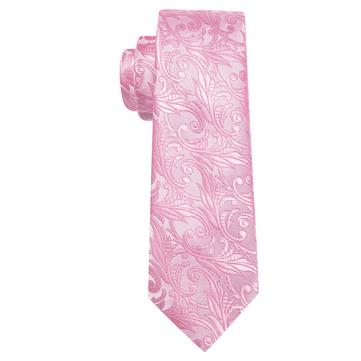 Pink Floral Silk Tie, Pocket Square and Cufflinks Set tie sets - Sophisticated Gentlemen