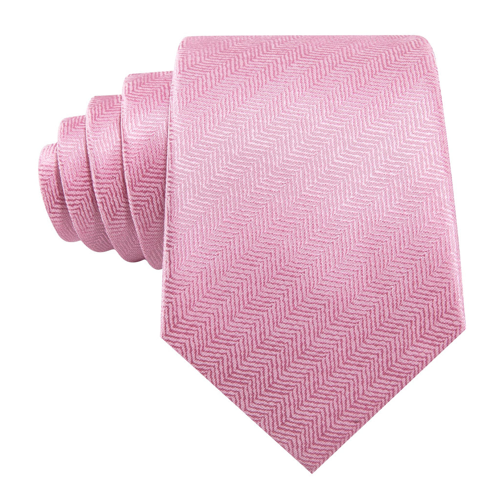 Pink Geometric Tie, Pocket Square and Cufflinks Set tie sets - Sophisticated Gentlemen