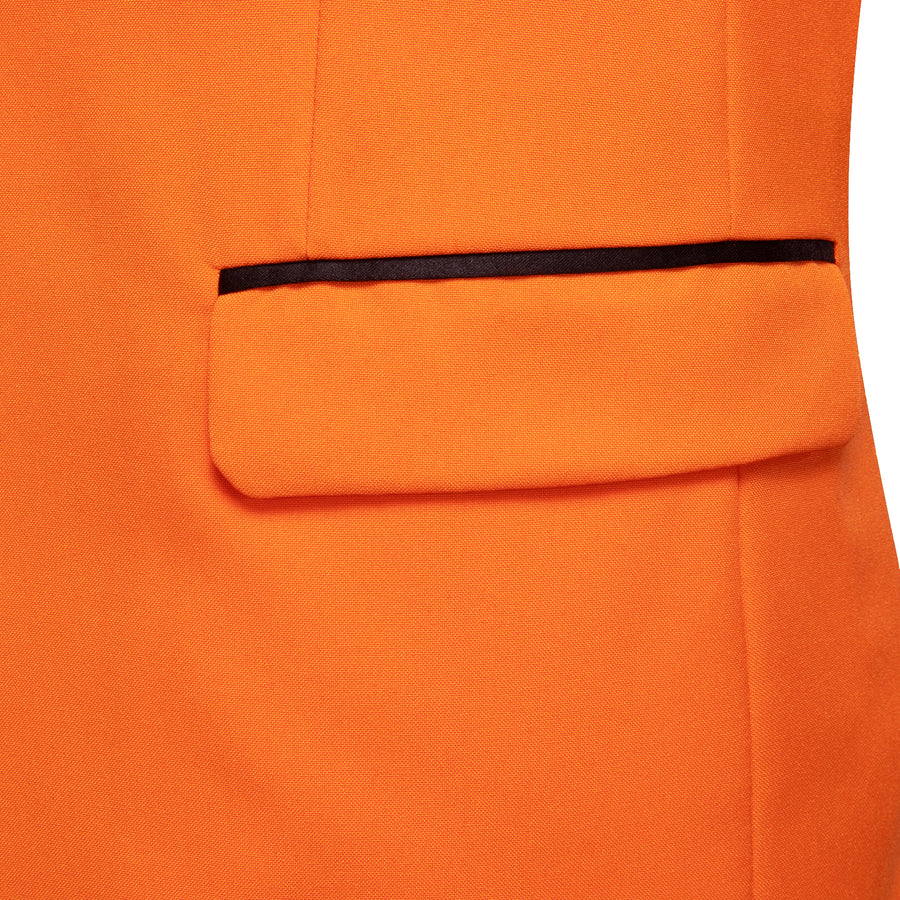 Men's Burnt Orange Shawl Lapel Tuxedo Jacket tuxedo - Sophisticated Gentlemen
