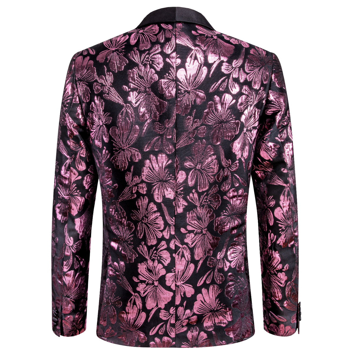 Pink Floral Tuxedo Jacket tuxedo - Sophisticated Gentlemen