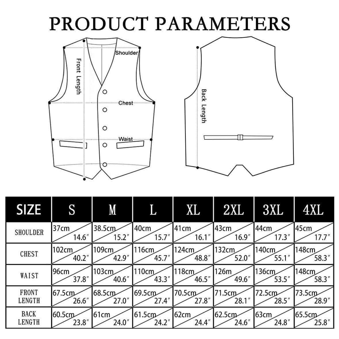 Christmas Trees Vest Set vest set - Sophisticated Gentlemen