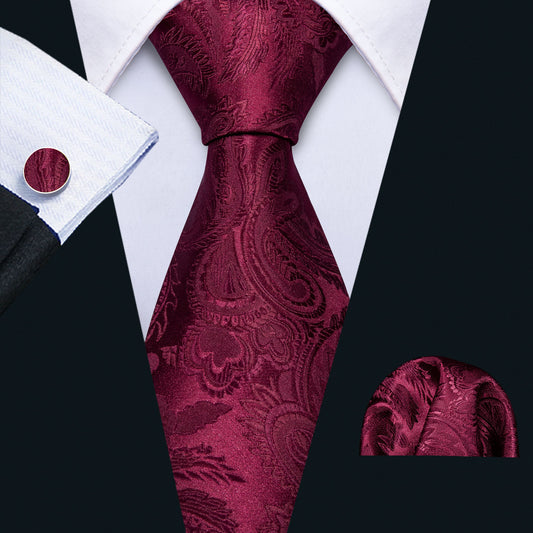 Bloody Mary Tie, Pocket Square and Cufflinks tie sets - Sophisticated Gentlemen