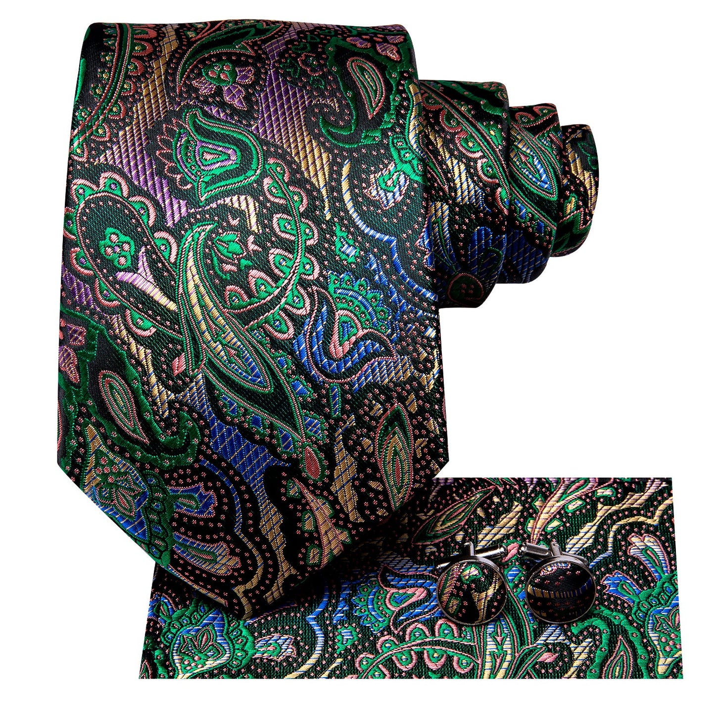 Avatar Tie, Pocket Square and Cufflinks tie sets - Sophisticated Gentlemen