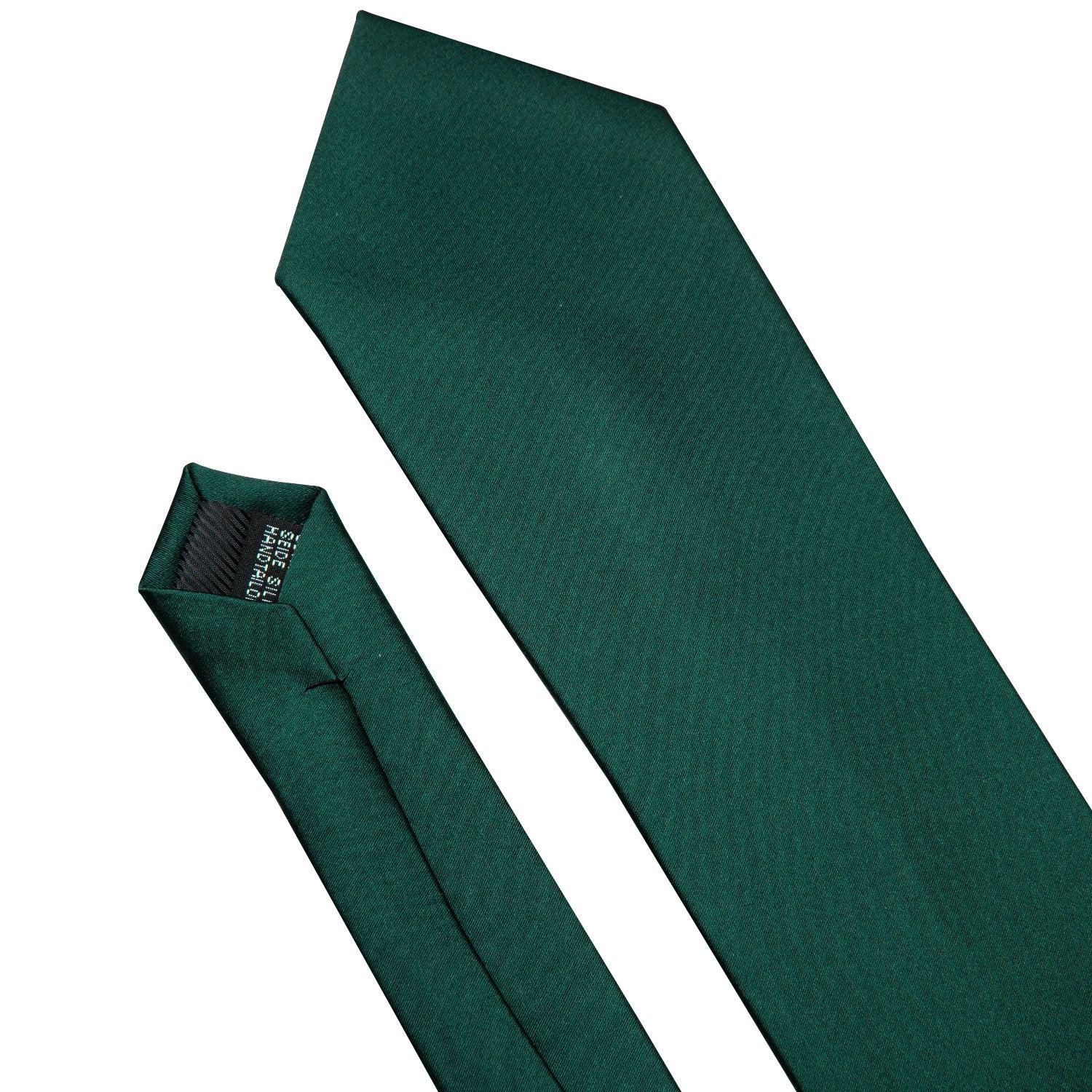 Solid Green Tie, Pocket Square and Cufflinks tie sets    - Sophisticated Gentlemen