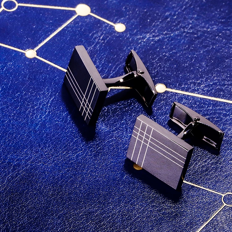 Gunmetal Cufflinks Cufflink - Sophisticated Gentlemen