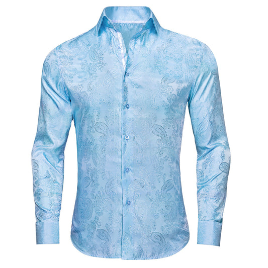 Celeste Paisley Dress Shirt shirt S   - Sophisticated Gentlemen