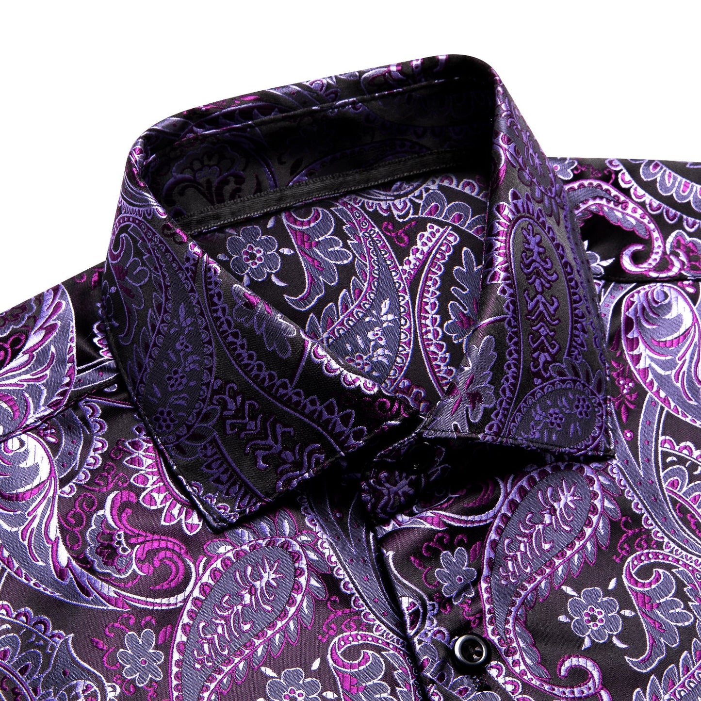 Purple Paisley Luxury Dress Shirt shirt - Sophisticated Gentlemen