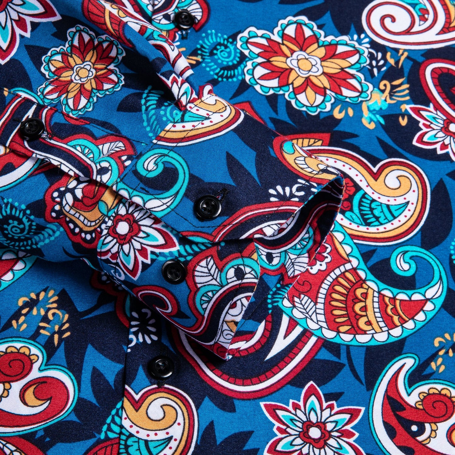 Hawaiian Paisley Dress Shirt shirt - Sophisticated Gentlemen