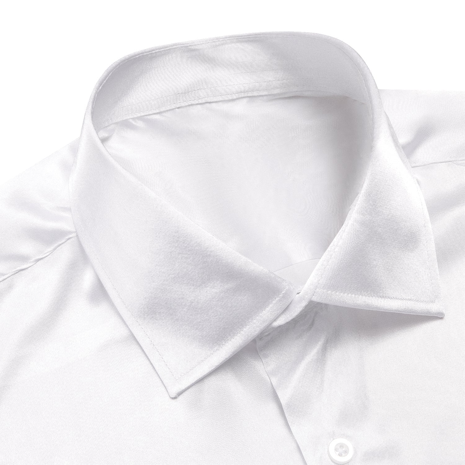 White Silk Dress Shirt shirt    - Sophisticated Gentlemen