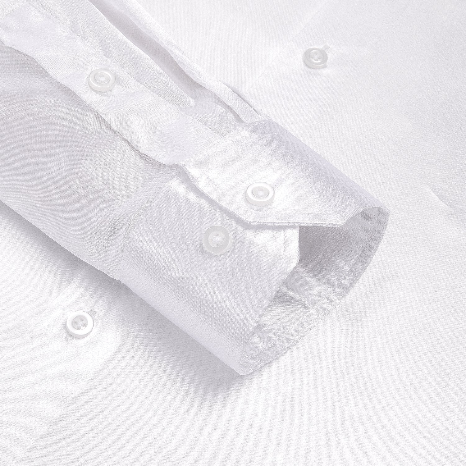 White Silk Dress Shirt shirt    - Sophisticated Gentlemen