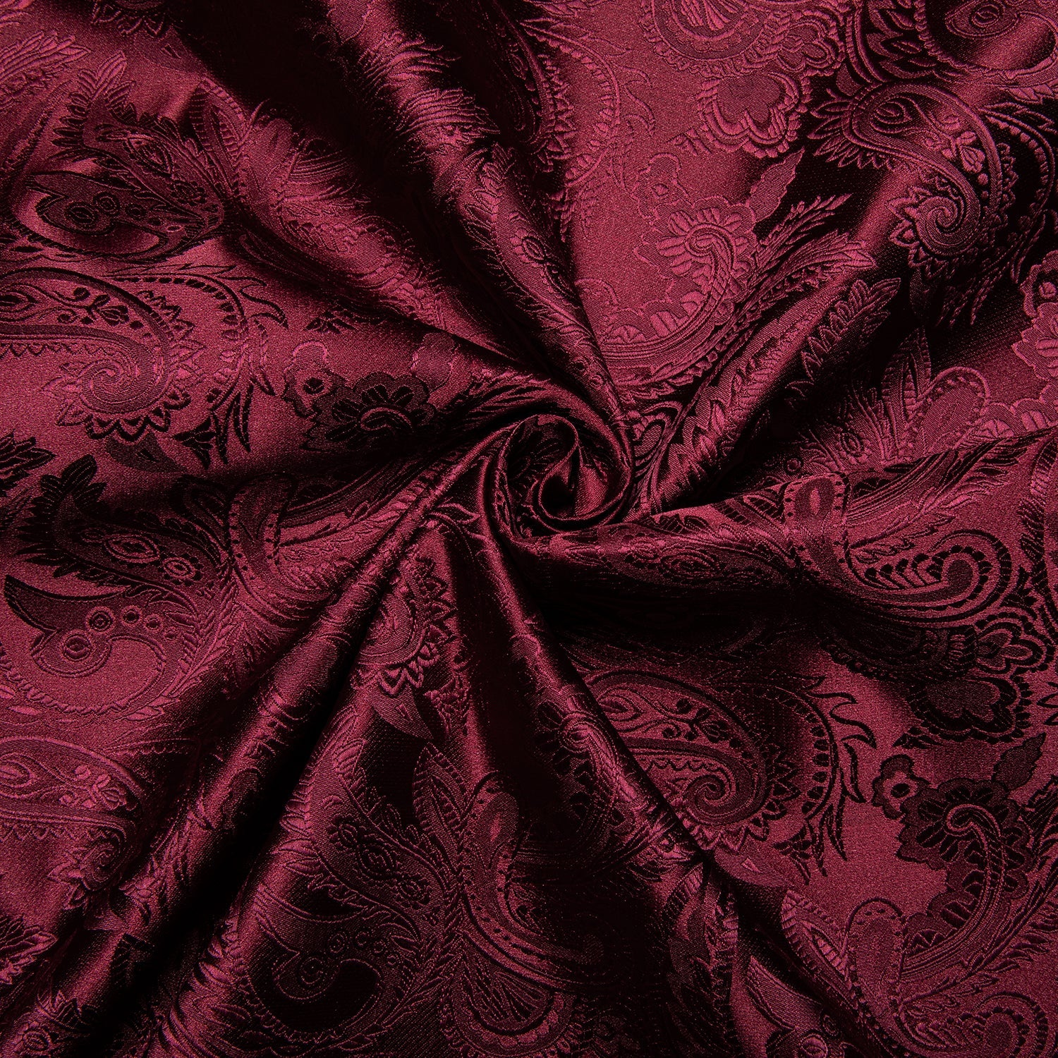 Red Paisley Silk Dress Shirt shirt    - Sophisticated Gentlemen