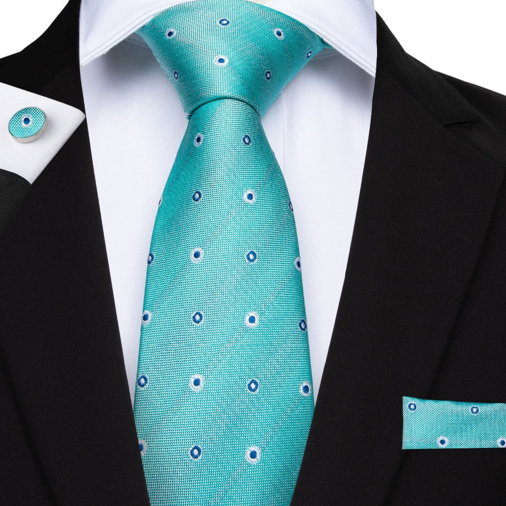 Octopus Eyes Tie, Pocket Square and Cufflinks tie sets - Sophisticated Gentlemen