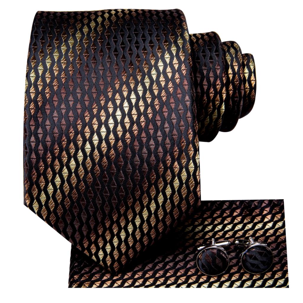 Rover Tracks Tie, Pocket Square and Cufflinks tie sets - Sophisticated Gentlemen