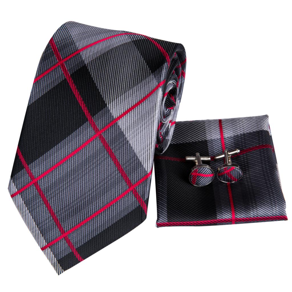 Hooded Crow Tie, Pocket Square and Cufflinks tie sets - Sophisticated Gentlemen