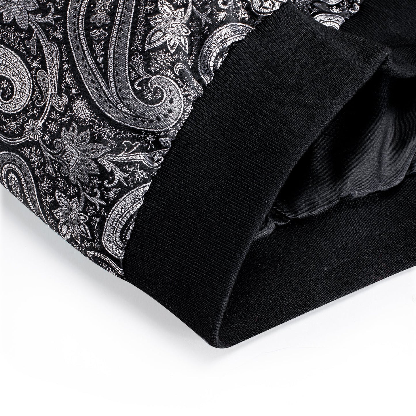 Silver Paisley Silk Bomber Jacket jacket - Sophisticated Gentlemen