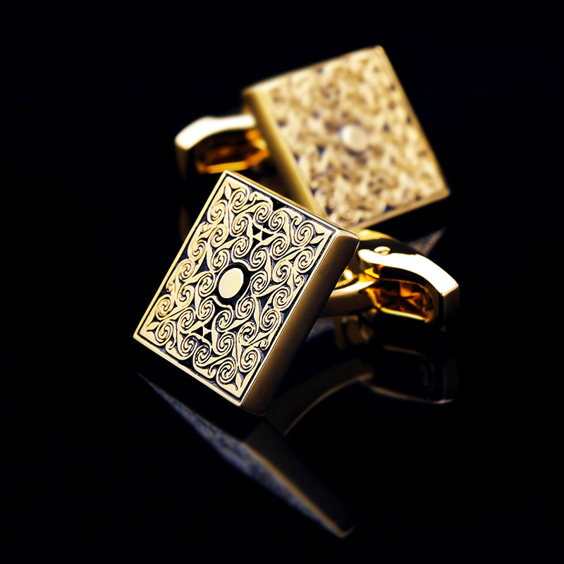 Vintage Gold Cufflinks Cufflink - Sophisticated Gentlemen